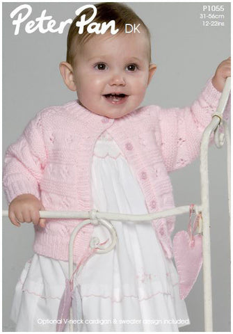 Round and V-Neck Cardigans and Round Neck Sweater (P1055) Digital Version