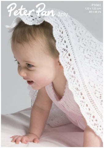 Shawl in Peter Pan 3 Ply (P1061) Digital Version