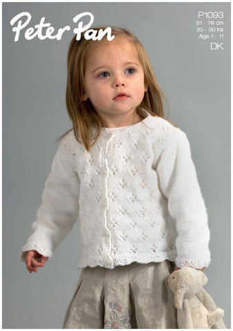 Cardigan and Sweater in Peter Pan DK (P1093) Digital Version