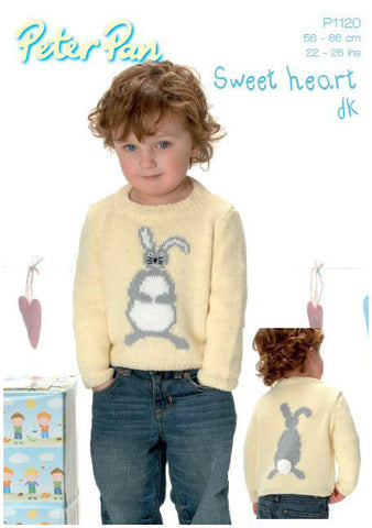 Bunny Sweater in Peter Pan DK (P1120) Digital Version