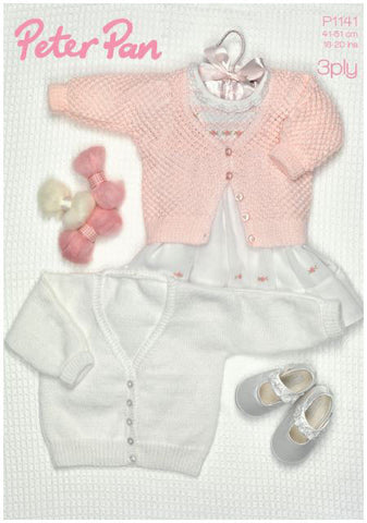 Cardigan in Peter Pan 3 Ply (P1141) Digital Version