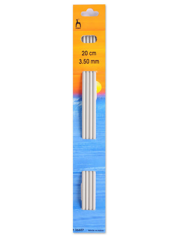 Pony Double Point Knitting Needles (Aluminium) - 20cm (Set of 4)