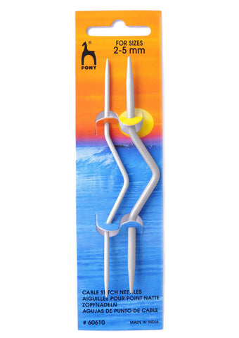 Pony Curved Cable Needles - 2.00-5.00mm