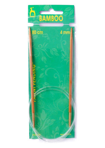Pony Circular Knitting Needles (Bamboo) - 80cm