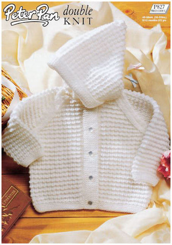 Hooded Jacket in Peter Pan DK (P827) Digital Version