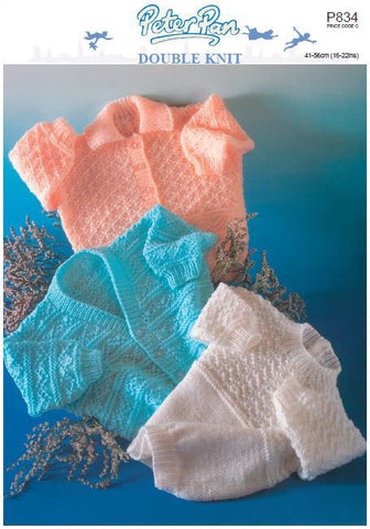 Cardigan and Sweater in Peter Pan DK (P834) Digital Version
