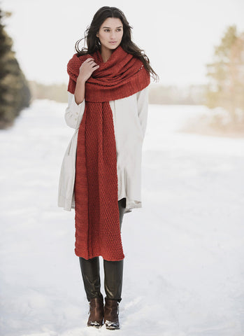 Endless Wrap in Blue Sky Woolstok (201611)