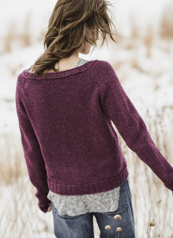 Cromwell Pullover in Blue Sky Woolstok (201615)