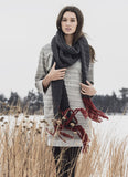 Afton Shrug in Blue Sky Organic Cotton Worsted (20164)