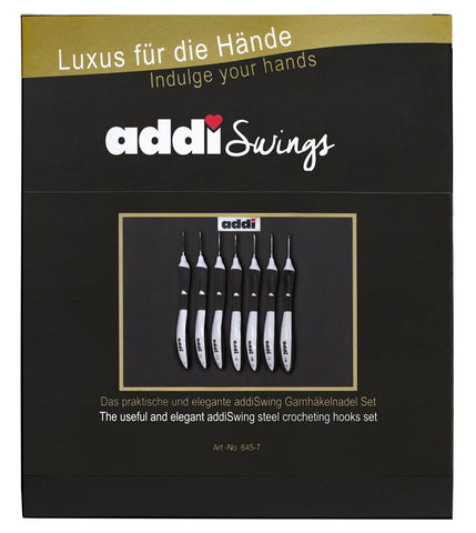 Addi Swing Crochet Hook Set with Hooks 0.5-1.75mm