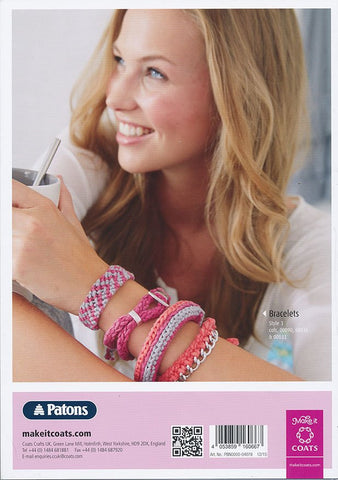 Ladies Crochet Hat, Cowl and Bracelets in Patons Summer Cotton (4078)
