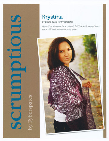 Krystina in Fyberspates Scrumptious Lace