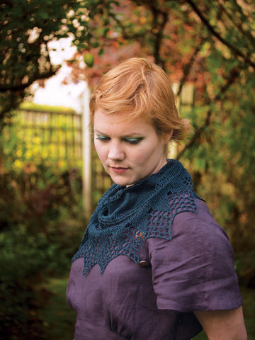 Pear Drop Shawl in Fyberspates Scrumptious Lace by Ysolda