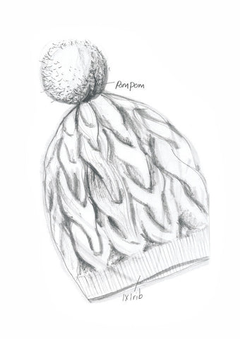 Cable Hat - Erika Knight