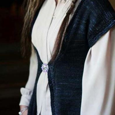 Railroad Vest in Madelinetosh Vintage