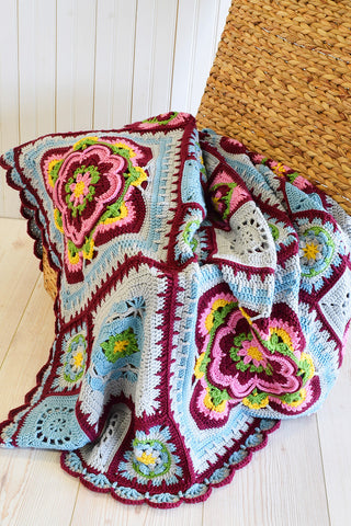 Rose of Avalon Blanket in Deramores Studio DK - Digital Version