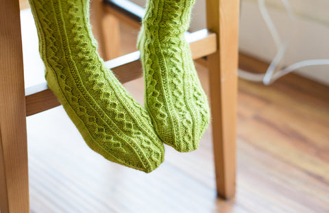 Slackcountry Socks in SweetGeorgia Tough Love Sock - Digital Version