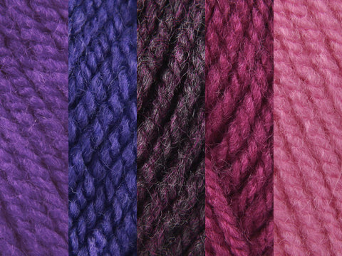Hayfield Bonus DK Colour Pack - Pink/Purple