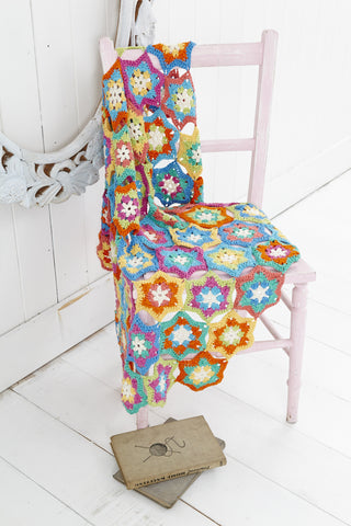 Hexagon Star Throw in Stylecraft Classique Cotton DK (9138)