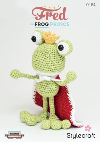 Fred the Frog Prince in Stylecraft Classique Cotton DK (9164)