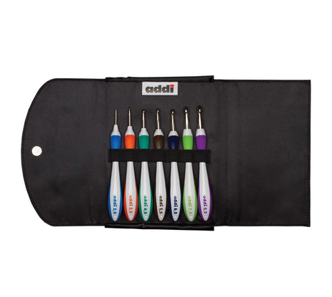 Addi Swing Crochet Hook Set with Hooks 2-8mm