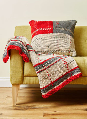 Deramores Studio Chunky Tartan Cushion Colour Pack