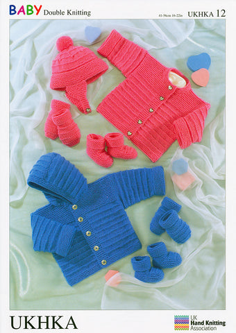 Jacket, Cardigan, Hat, Mittens and Bootees in Baby DK (UKHKA12)
