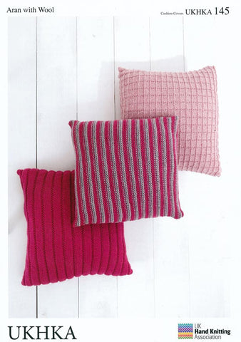 Cushion Covers in Aran with Wool (UKHKA145)