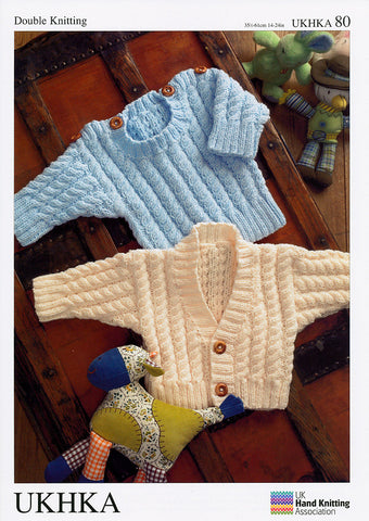 Sweater and Cardigan in DK (UKHKA80)
