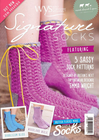 Signature Socks by Emma Wright in West Yorkshire Spinners Signature 4 Ply